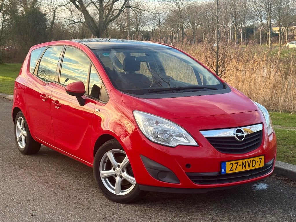 Opel Meriva 1.4 Turbo Edition | APK 02-2027 | Airco | Pano |, Voorwielaandrijving, 680 kg, Origineel Nederlands, Bedrijf