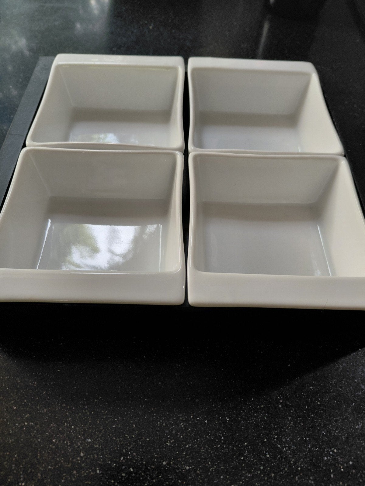 Salt & Pepper White Porseleinen Serveerschaaltjes Set, Ophalen, Overige stijlen, Porselein, Schaal of Schalen