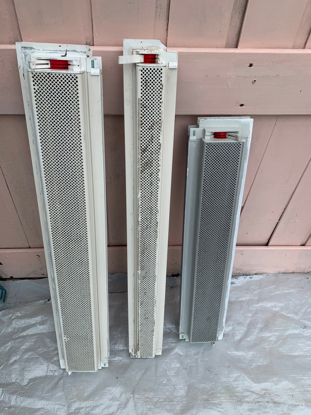 DUCOTON. Ventilatie. Roosters 3 Stuks, Ophalen, Gebruikt, Minder dan 50 watt, Overige typen