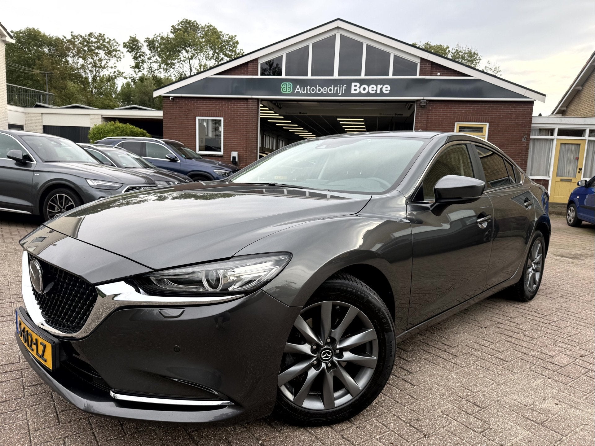 Mazda 6 2.0 SkyActiv-G 165 Business Camera, Stoel/Stuurverwa, Auto's, Gebruikt, 4 cilinders, Automatische klimaatregeling, 165 pk