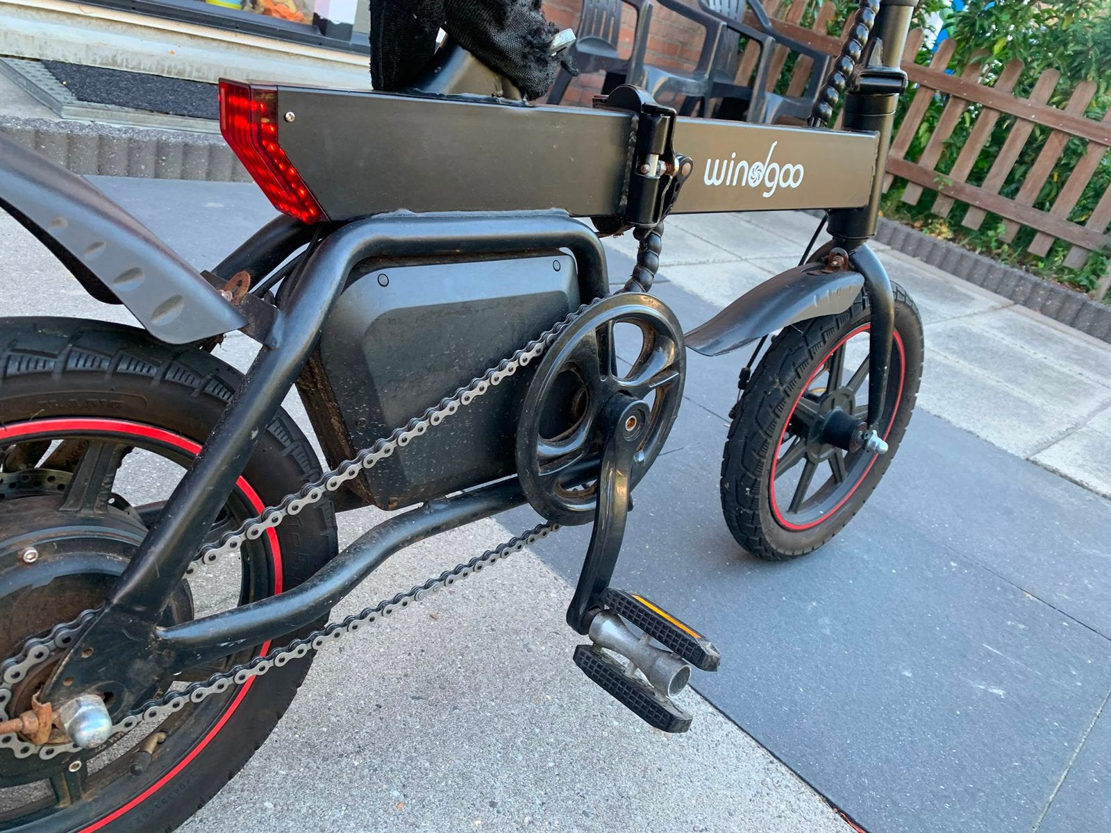 Windgoo, Fietsen en Brommers, Elektrische fietsen, Minder dan 30 km per accu, Zo goed als nieuw, Minder dan 47 cm, Ophalen