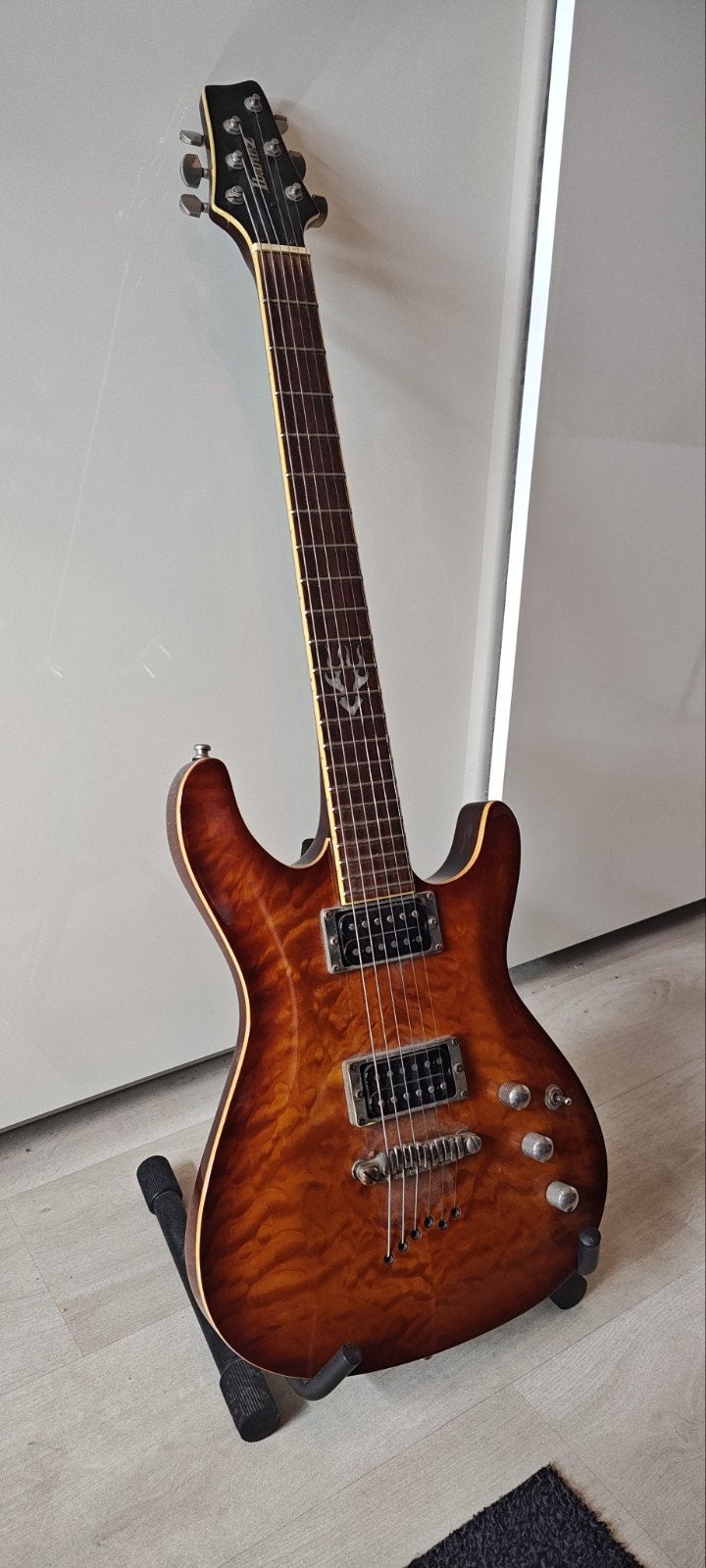 Ibanez elektrische gitaar sz520qm, Ophalen, Gebruikt, Solid body, Ibanez