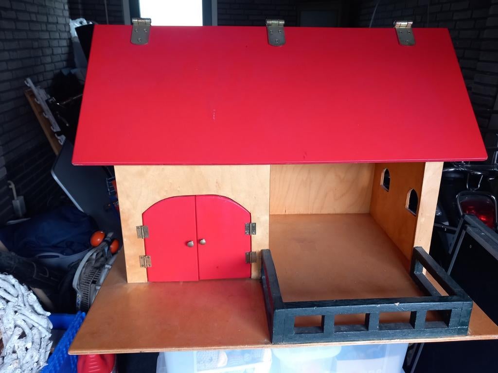 Mooi houten boerderij 70bx60hx50d, Ophalen