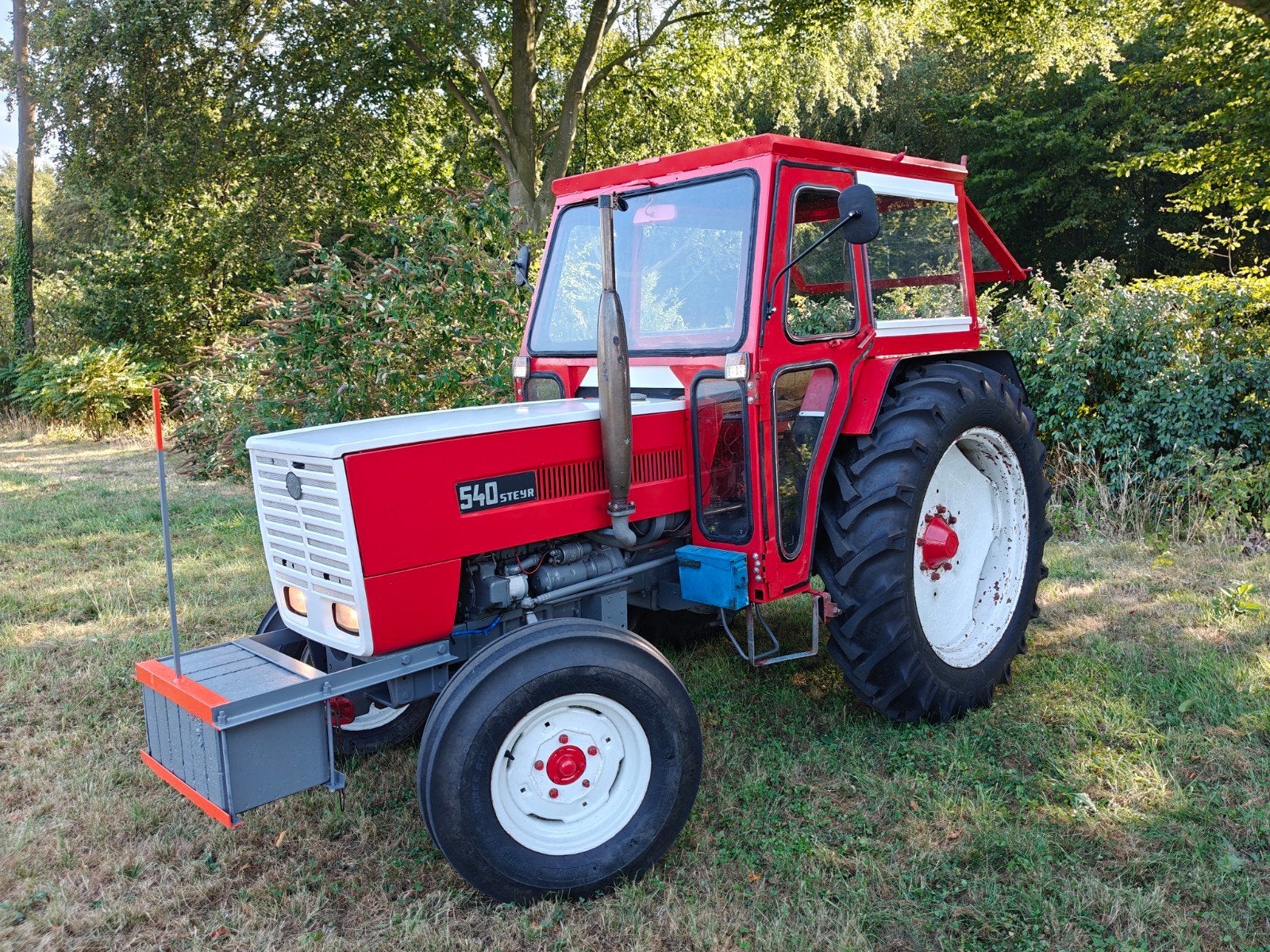 steyr 540 marge, Ophalen, Gebruikt