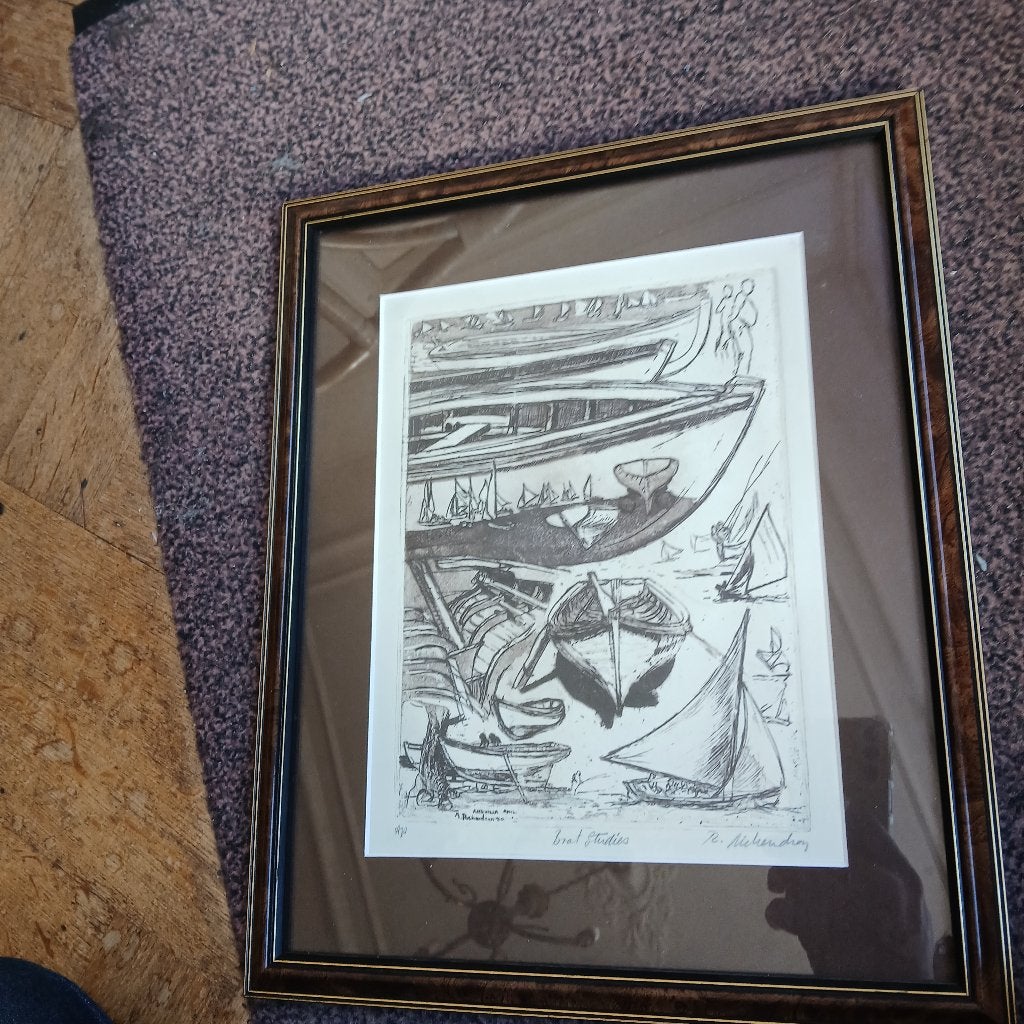 Orig. Gravure Anguilla R. Richardson ’80. (Bijk-183), Ophalen of Verzenden