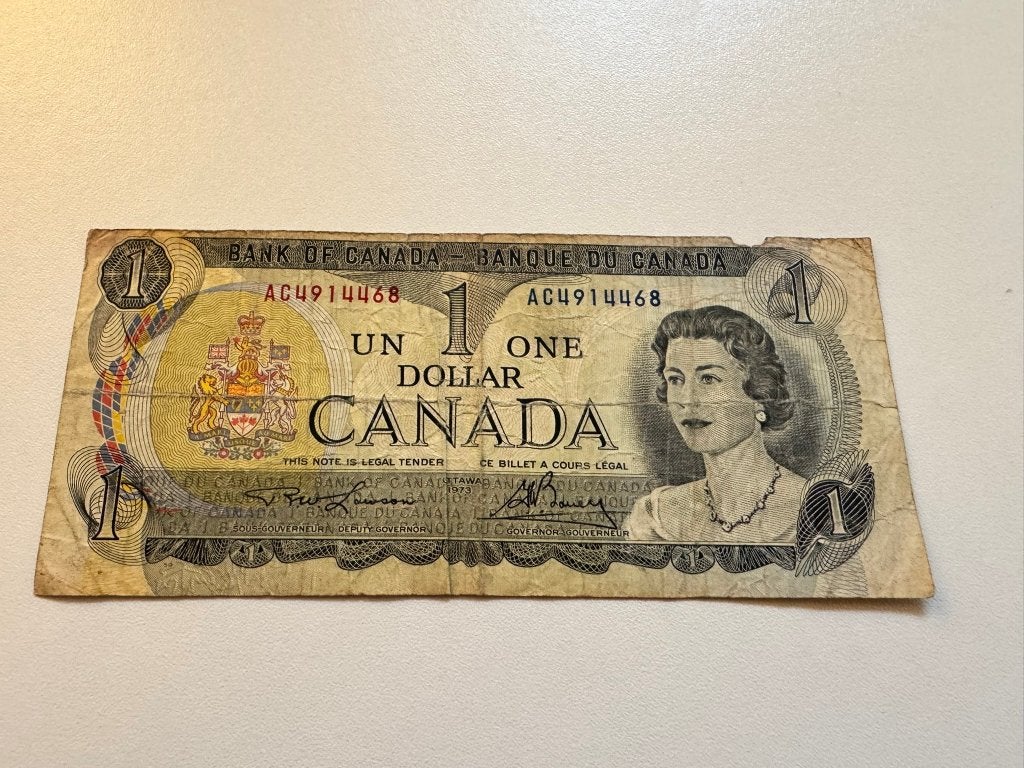 Biljet 1 dollar Canada, Postzegels en Munten, Bankbiljetten | Amerika, Verzenden, Noord-Amerika, Los biljet
