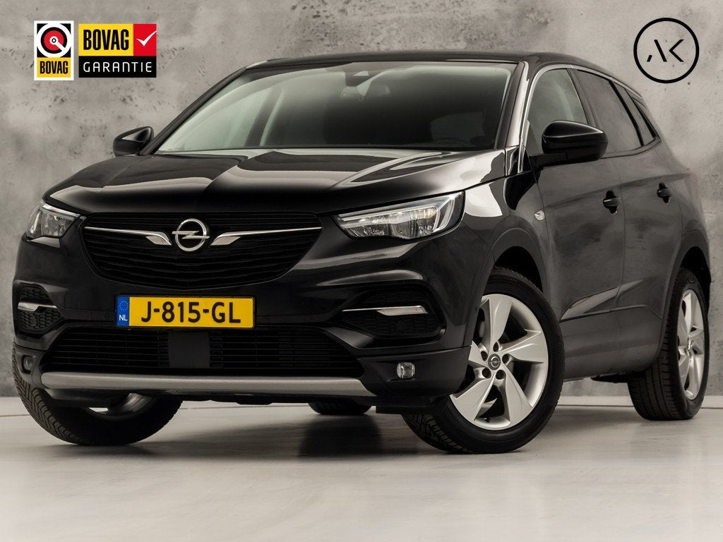 Opel Grandland X 1.2 Turbo Sport Automaat (APPLE CARPLAY, GR, Auto's, Opel, 12 maanden, Gebruikt, 1199 cc, Leder en Stof