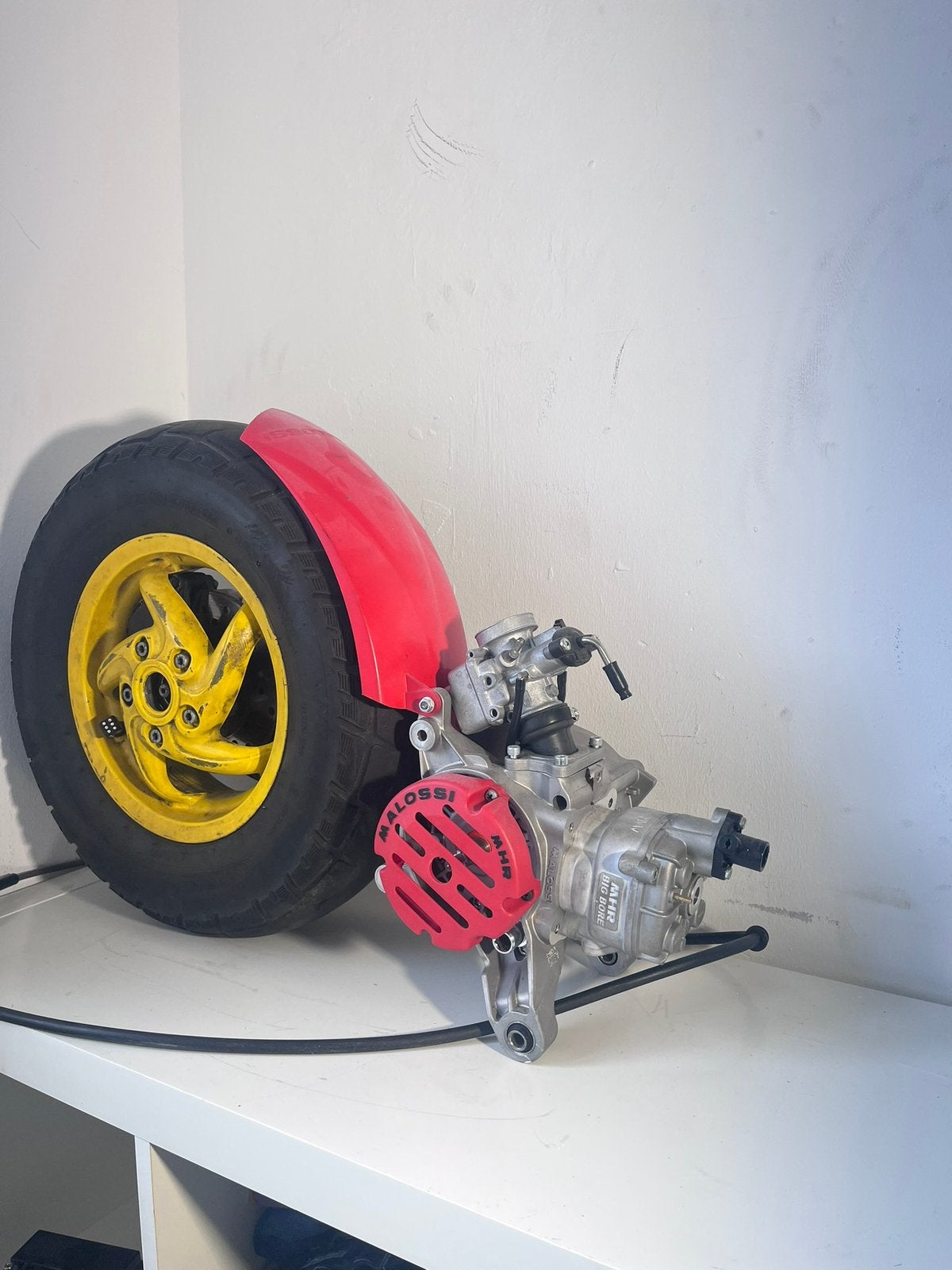 77cc stage 3 malossi rc one blok, Ophalen, Zo goed als nieuw, Blok, Piaggio