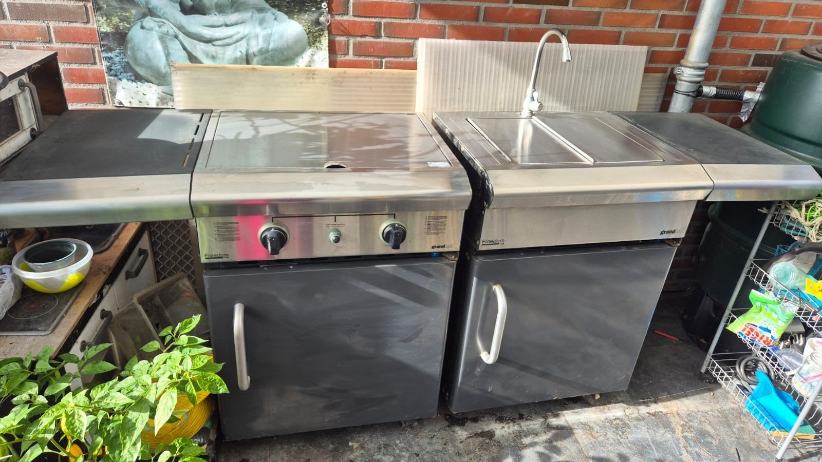 Buitenkeuken, Tuin en Terras, Buitenkeukens, Ophalen, Gebruikt, Gas