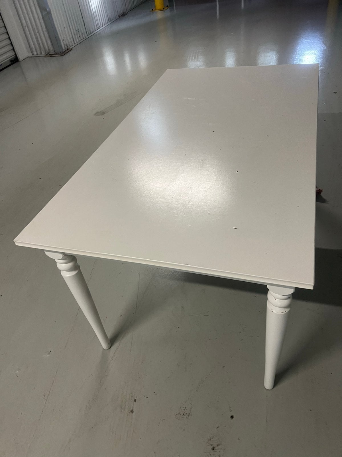 Ikea INGATORP uitschuifbare tafel, wit, 155/215x87 cm, Huis en Inrichting, Tafels | Eettafels, Gebruikt, Vijf personen of meer