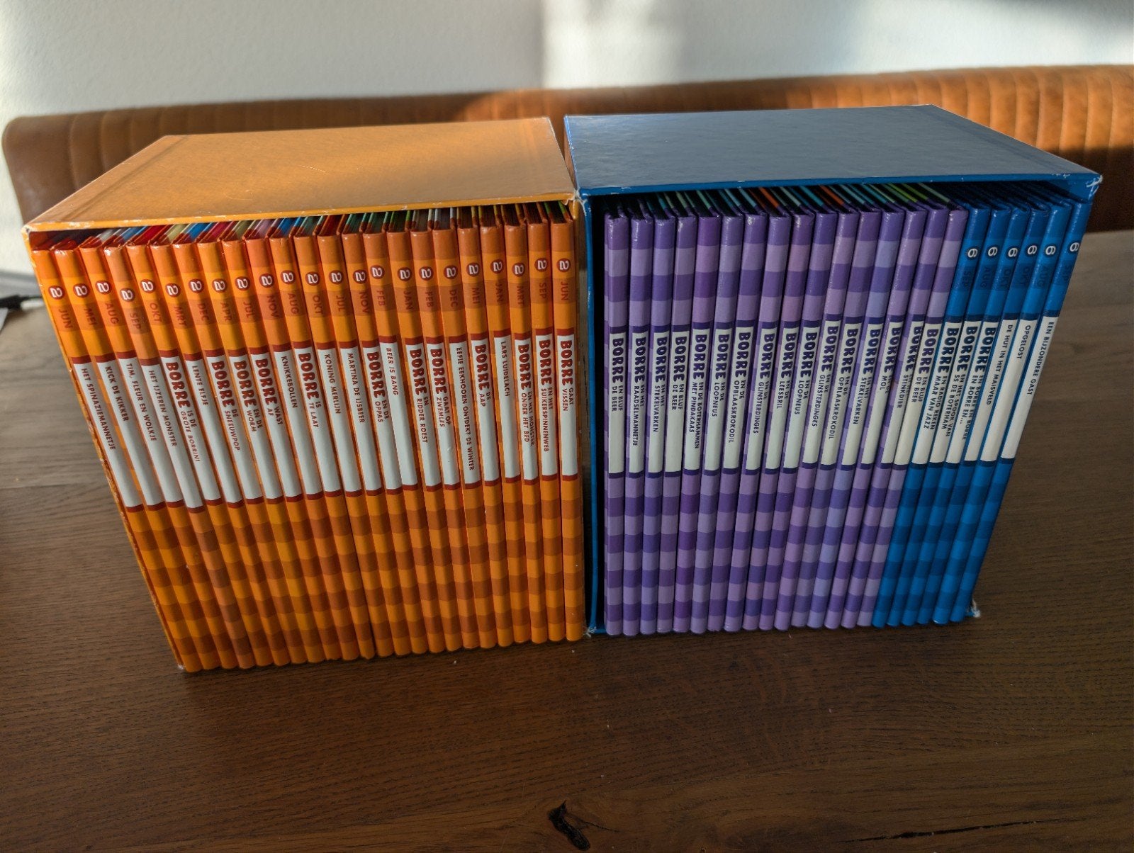 Borre Boekjes Collectie: 45 Boekjes in Twee Boxen, Boeken, Gelezen, 5 of 6 jaar, Fictie algemeen, Jongen of Meisje