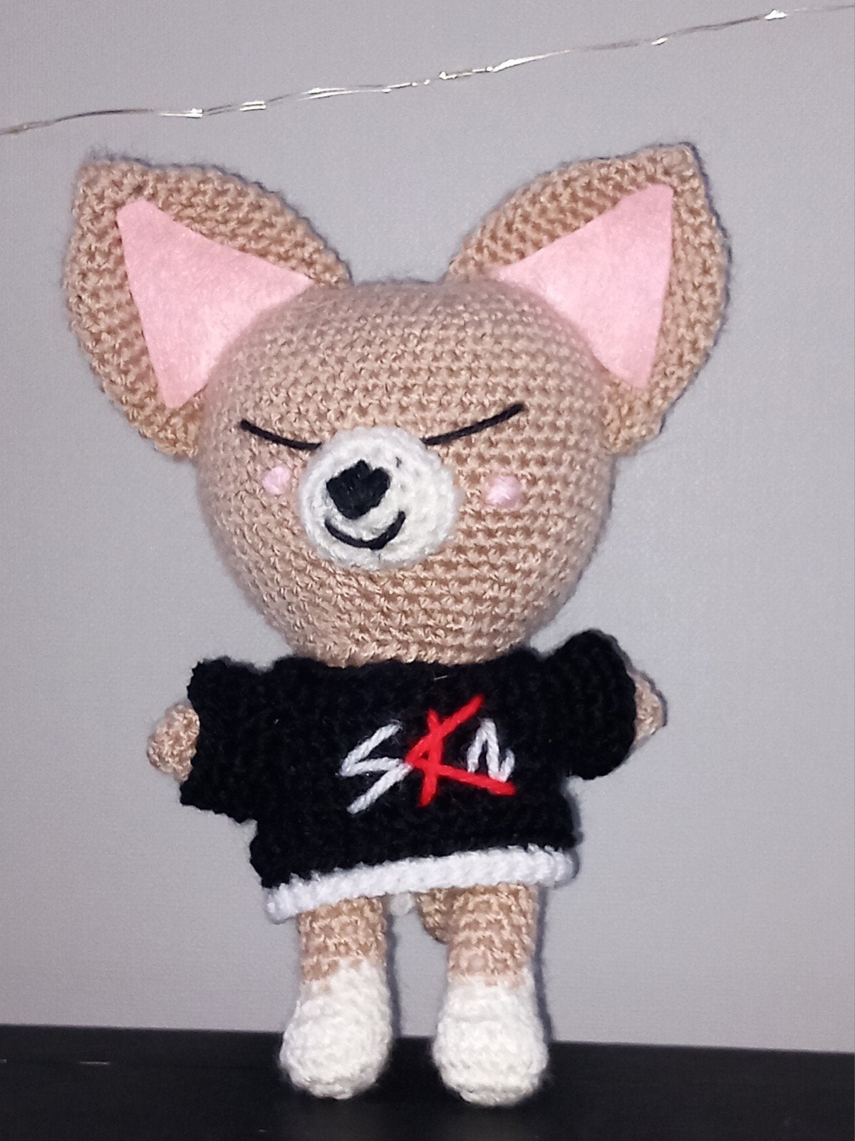 Gehaakte Foxy NY skzoo, Overige merken, Overige karakters, Handgemaakt, Nieuw