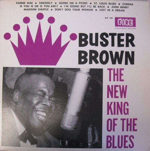 LP Buster Brown - The new king of the blues, Ophalen, LP, Reissue, Zo goed als nieuw