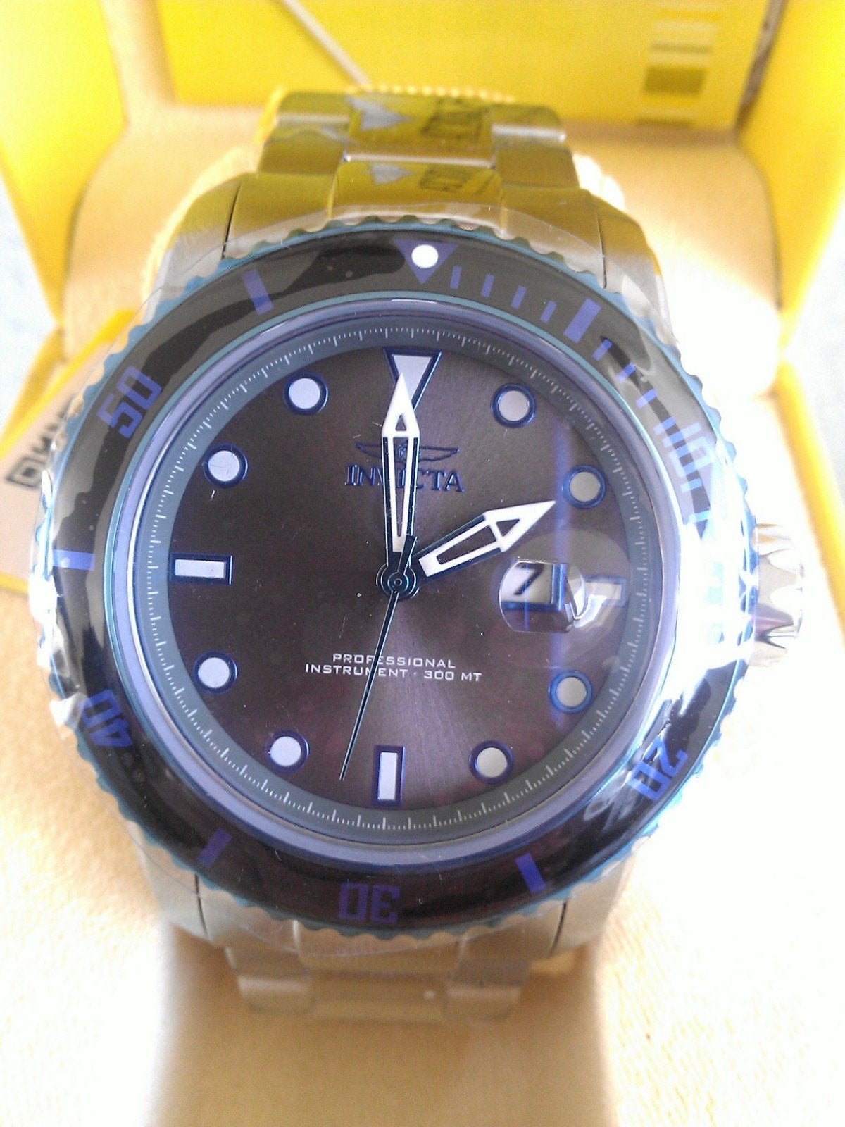 Invicta Pro Diver Herenhorloge -  nieuw, Sieraden, Tassen en Uiterlijk, Horloges | Heren, Overige merken, Staal, Staal, Polshorloge