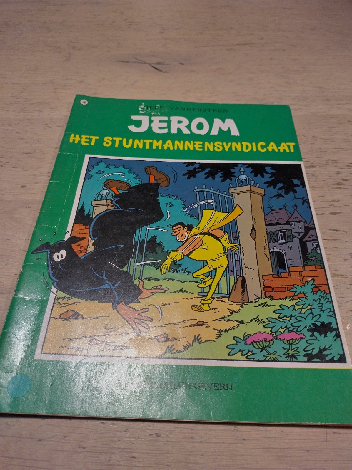 Jerom stripboek nr 56 - Het Stuntmannensyndicaat, Eén stripboek, Ophalen of Verzenden, Gelezen, Vandersteen