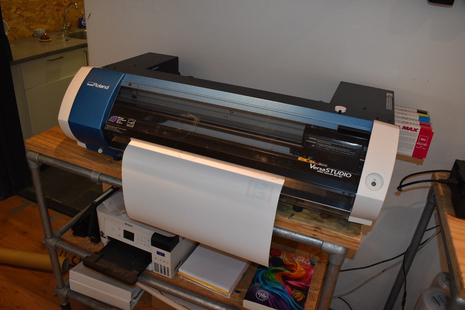 Roland BN-20, Computers en Software, Ophalen, Gebruikt, Inkjetprinter, Kleur printen