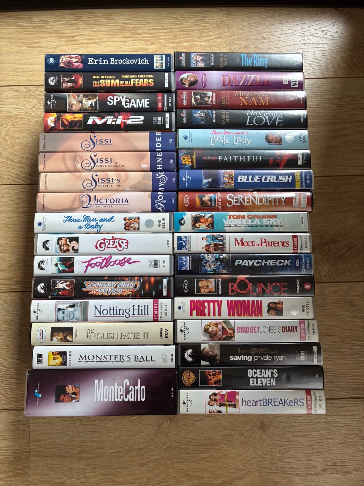 Collectie videobanden 34 stuks, Cd's en Dvd's, Nederlands ondertiteld, Ophalen of Verzenden, VHS, Gebruikt