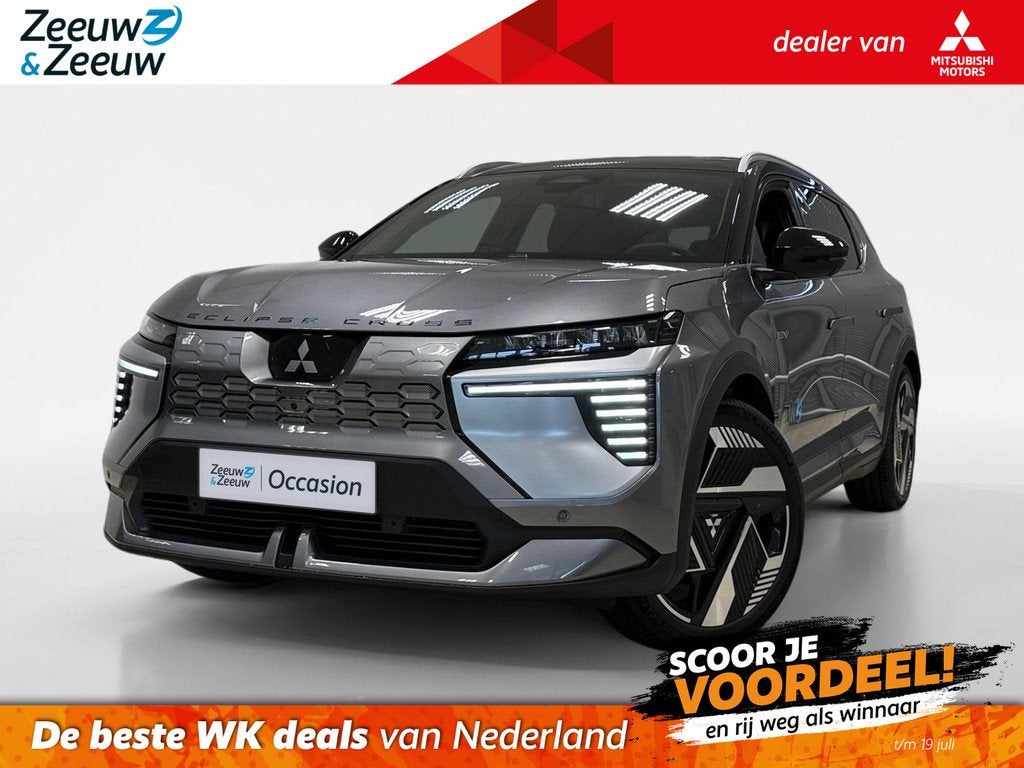 Mitsubishi Eclipse Cross INSTYLE | 87 KWH | PANODAK | LEDER, Auto's, Mitsubishi, Eclipse Cross, Zwart, Automatische klimaatregeling