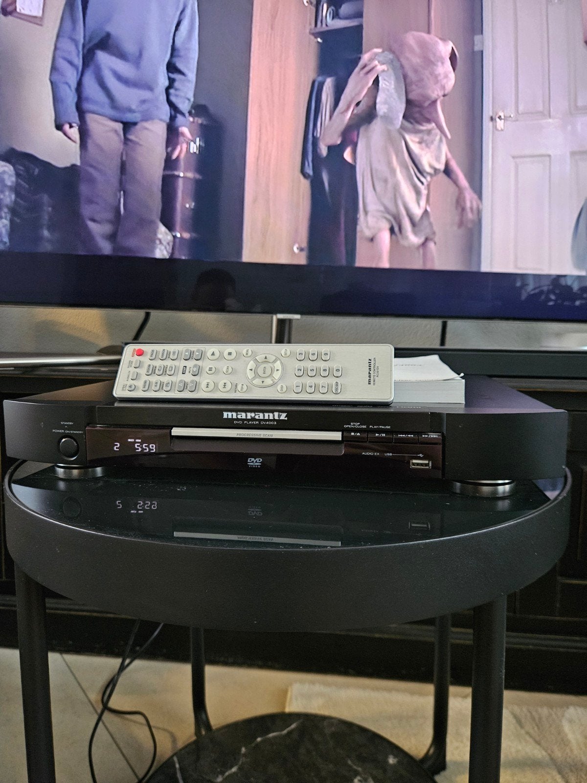 Marantz DV4003 DVD/CD speler - Getest, incl. AB, Ophalen of Verzenden, Zo goed als nieuw, Dvd-speler, Overige merken