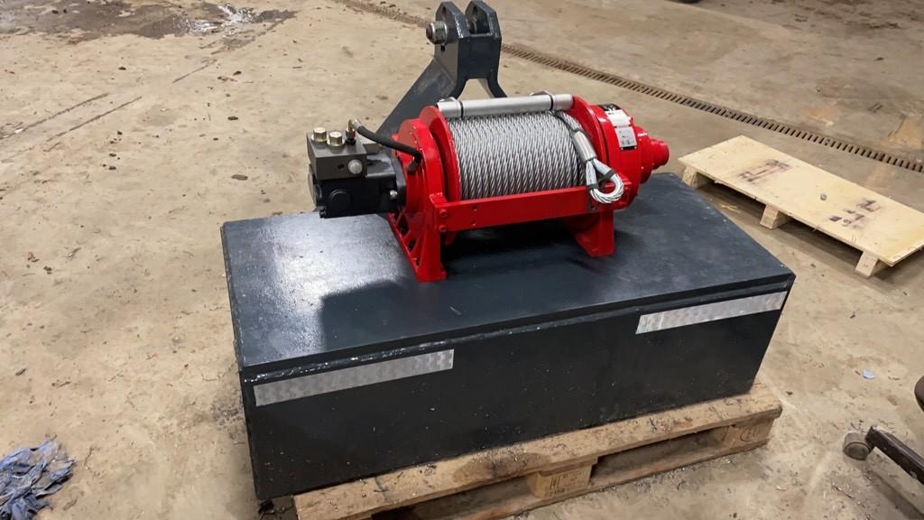 Hydraulische lier 9 Ton 48mtr kabel 14mm KOMPAKT runva, Ophalen of Verzenden, Nieuw