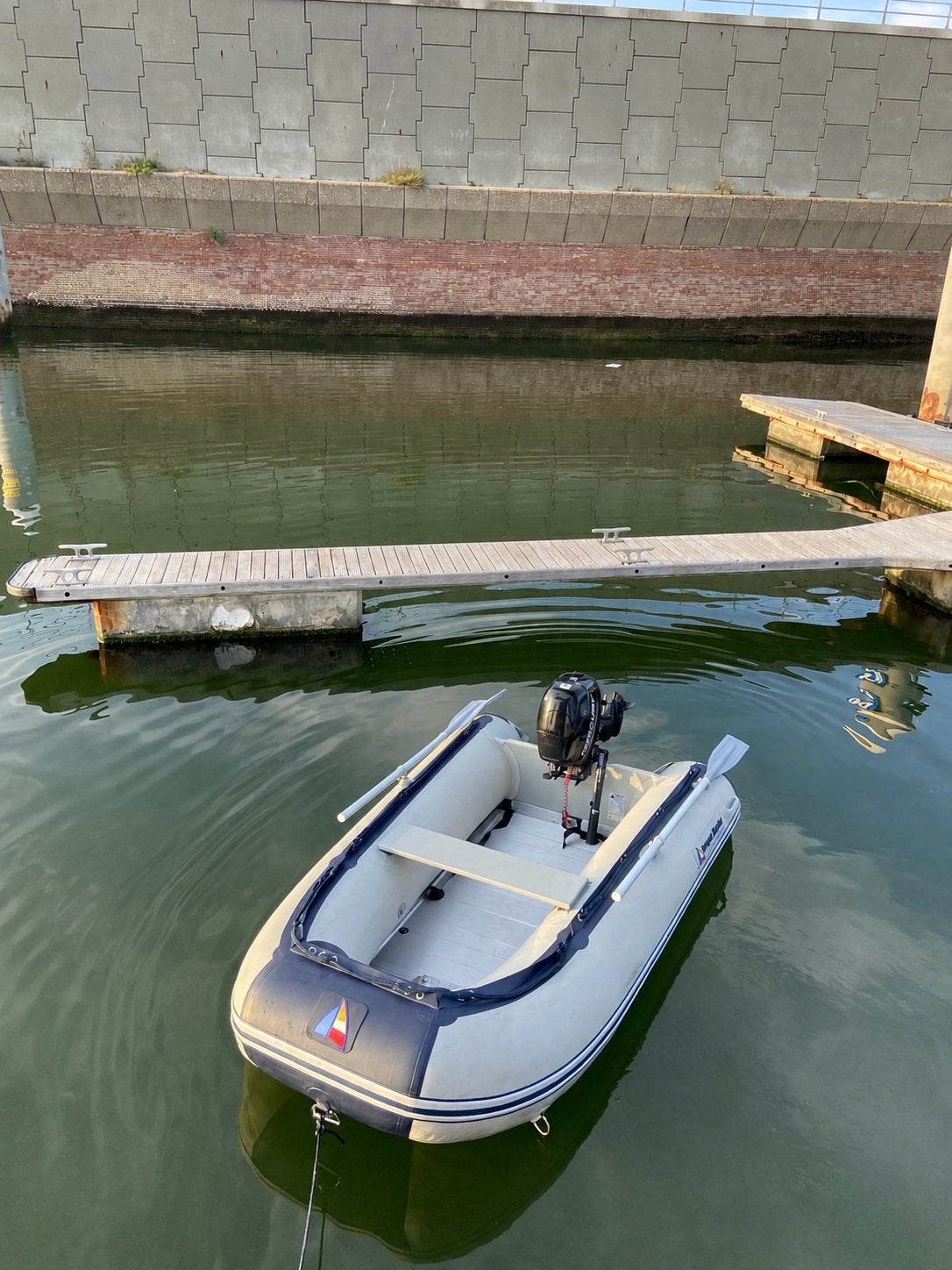 Dragon Marine Opblaasboot met Aluminium Bodem en Peddels, Ophalen, Zo goed als nieuw, Overige typen, Motorboot
