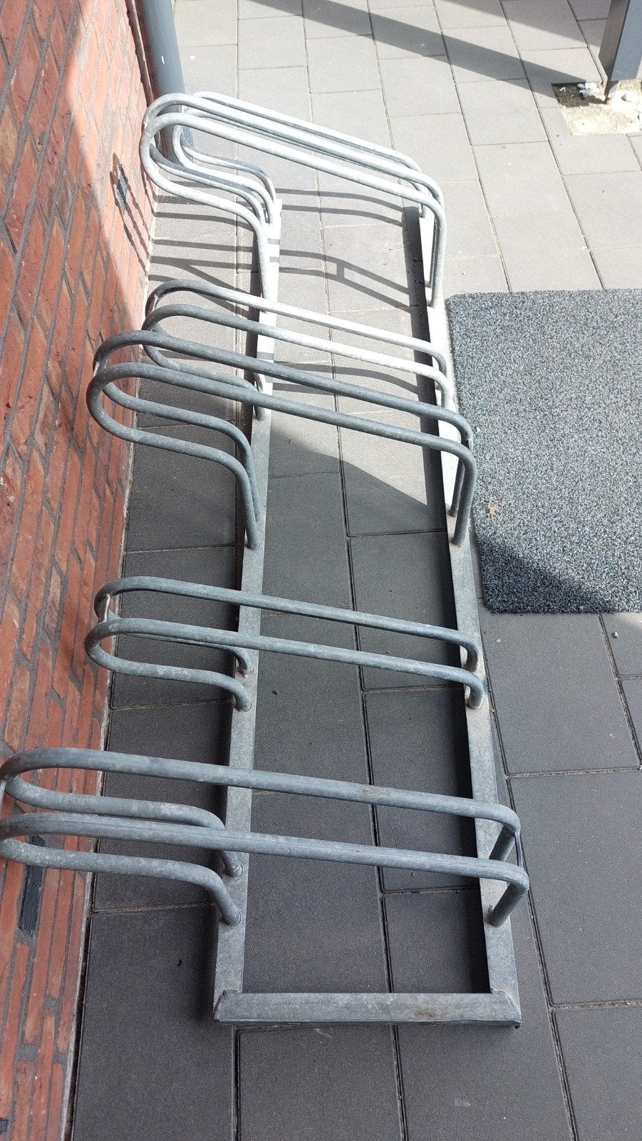 Fietsenrek, Ophalen