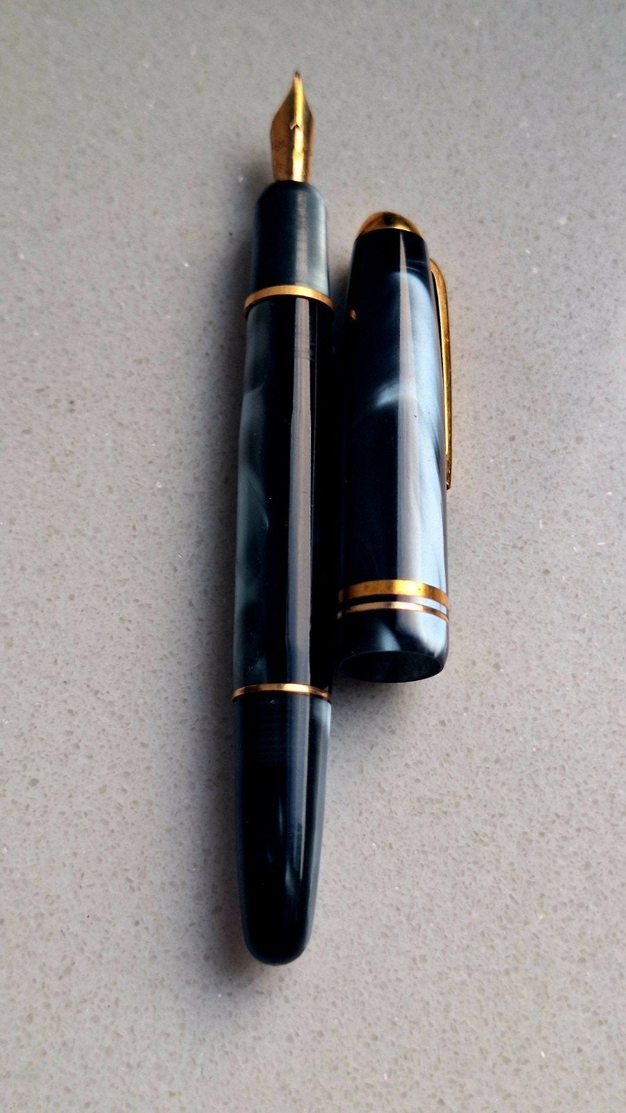 Vintage Goud 18 kt Starry Vulpen in Originele Communie-G, Overige merken, Met doosje, Ophalen of Verzenden, Zo goed als nieuw