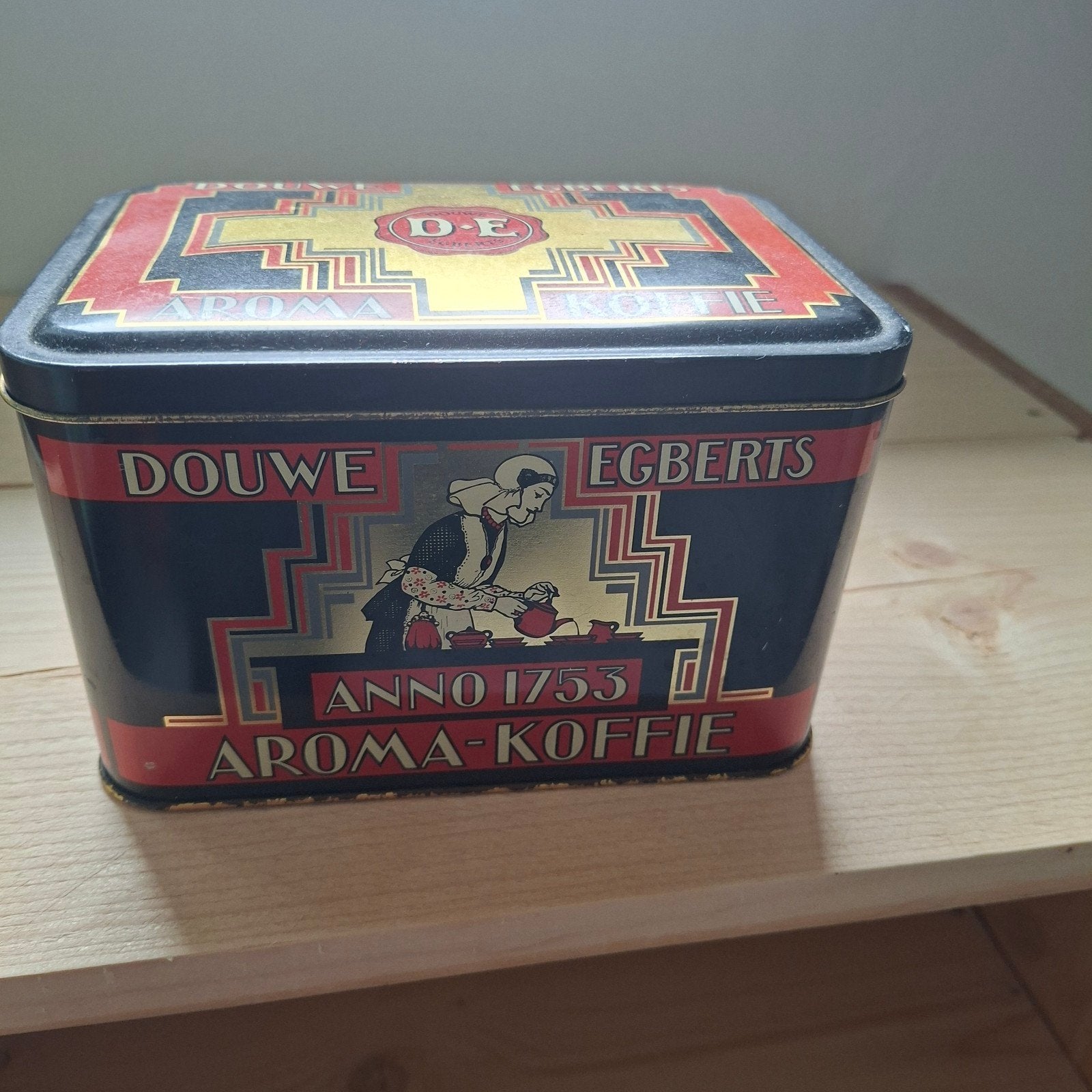 D.E Koffieblik, Verzamelen, Ophalen of Verzenden, Gebruikt, Koffie, Douwe Egberts