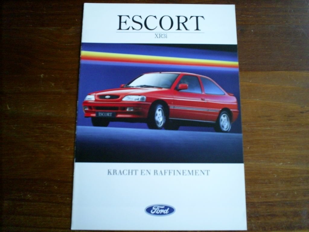 Ford Escort XR3i [ Kracht en ] 11 / 1992, Verzenden, Zo goed als nieuw, Ford