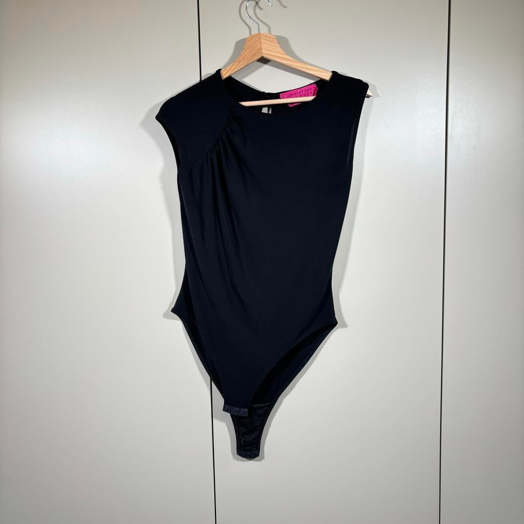 Christian Lacroix Top - Asymmetrisch, Zwart, Maat M, Maat 38/40 (M), Verzenden, Zwart, Zo goed als nieuw