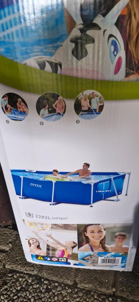 Intex zwembad, Tuin en Terras, Zwembaden, Minder dan 80 cm, Ophalen of Verzenden, Zo goed als nieuw, Opzetzwembad