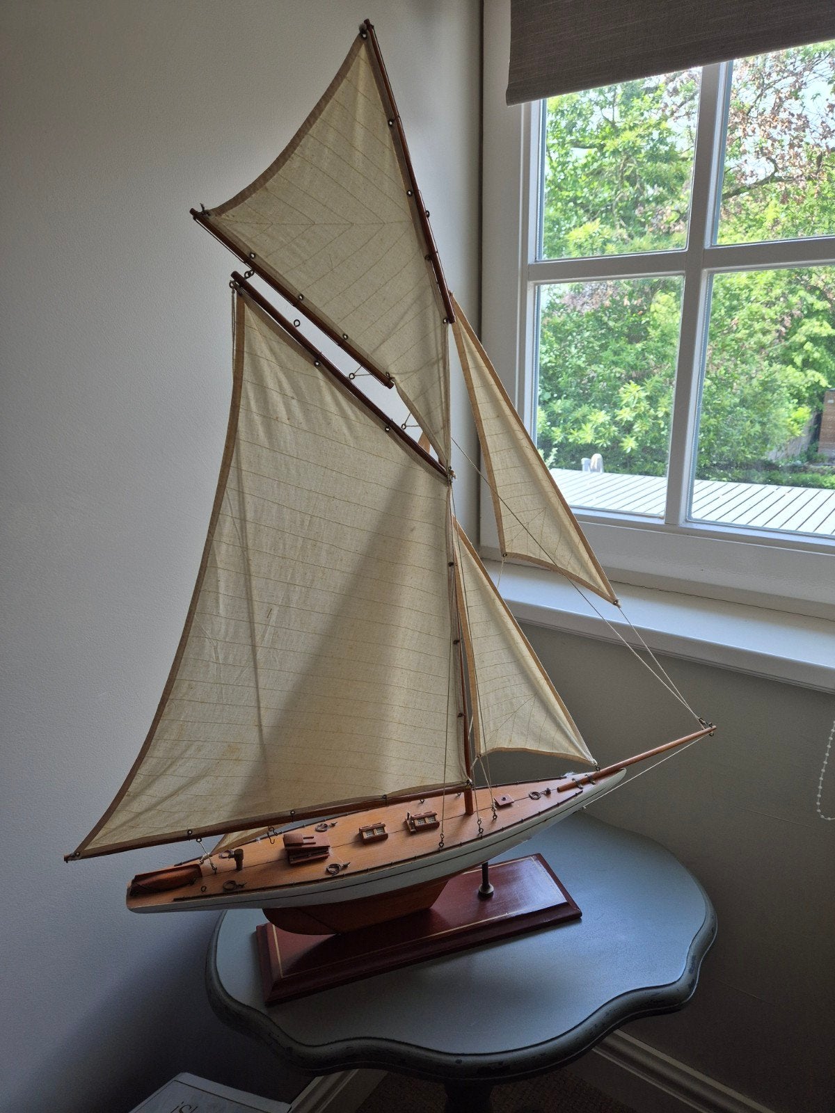 Model zeilboot, Ophalen