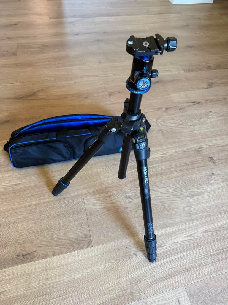 Benro Goplus travel FGP28A + balhoofd, Ophalen of Verzenden, Zo goed als nieuw, Driepoot, Met balhoofd