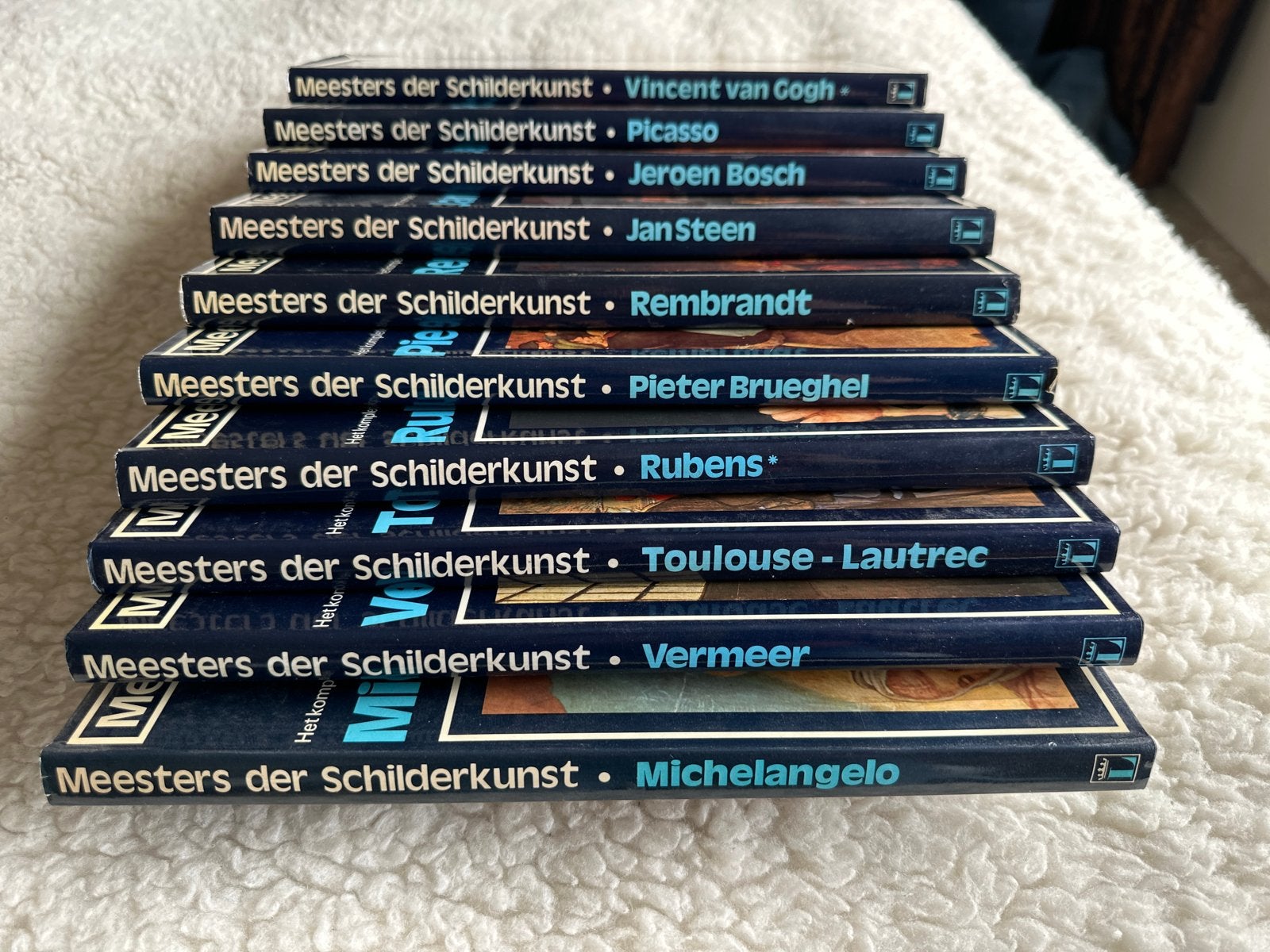 Meesters der Schilderkunst - Complete set van 10 boeken, Ophalen, Zo goed als nieuw, Schilder- en Tekenkunst