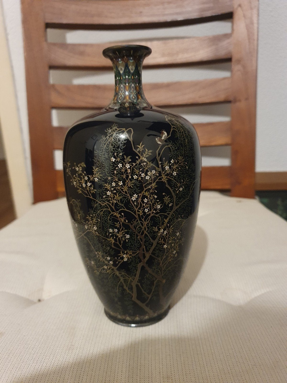 Prachtige Japanse Satsuma Vaas met gedetailleerde decoratie, Antiek en Kunst, Antiek | Vazen, Ophalen