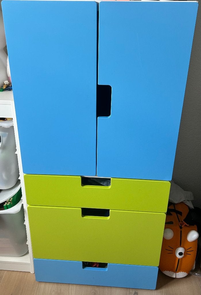Kast kinderkast Stuva, Ophalen, Kast, 50 tot 70 cm, 105 cm of meer
