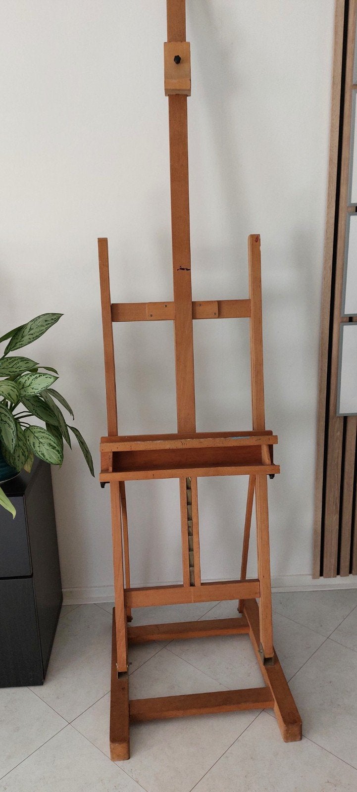 Houten schildersezel, verstelbaar, Ophalen, Gebruikt, Ezel