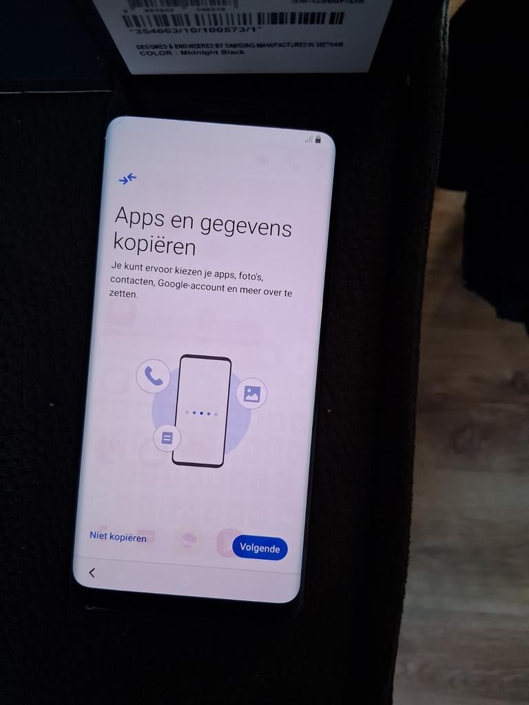 Samsung Galaxy S9 Duos Zwart - Gebruikt, Telecommunicatie, Mobiele telefoons | Samsung, Gebruikt, Zwart, Touchscreen, Ophalen of Verzenden