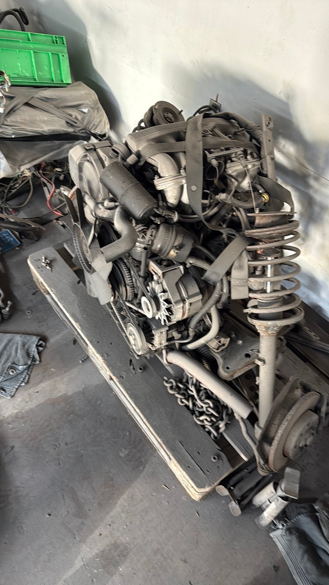 Bmw motorblok m40 1.6 uit bmw 3serie e30, Auto-onderdelen, Ophalen, Gebruikt, BMW