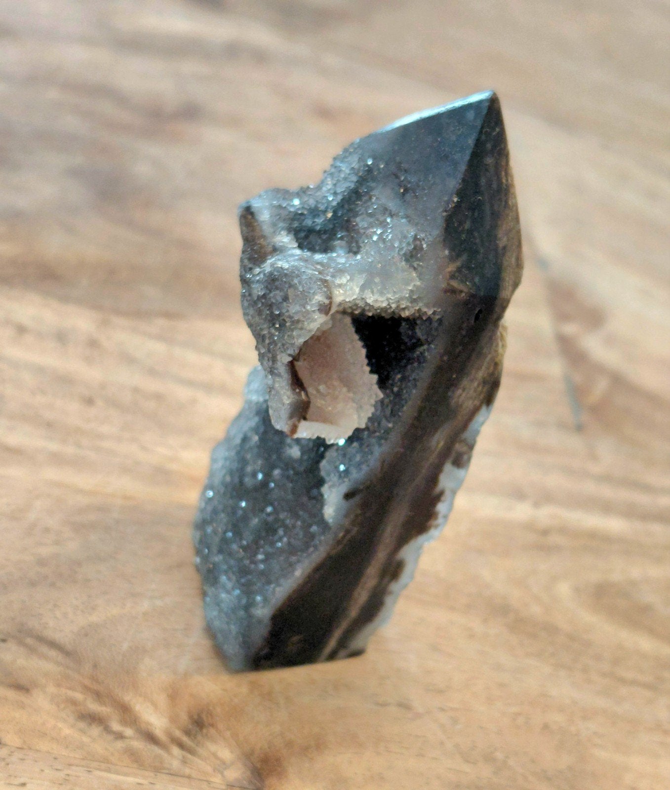 Sfaleriet druzy obelisk, Ophalen of Verzenden, Mineraal