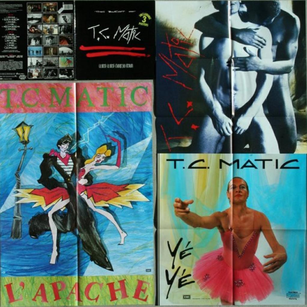 Vinyl LP T.C. TC Matic The Best Of Ltd 3POSTERS Edt ZELDZAAM, Gebruikt, 1980 - 1989, Inclusief poster, Ophalen of Verzenden