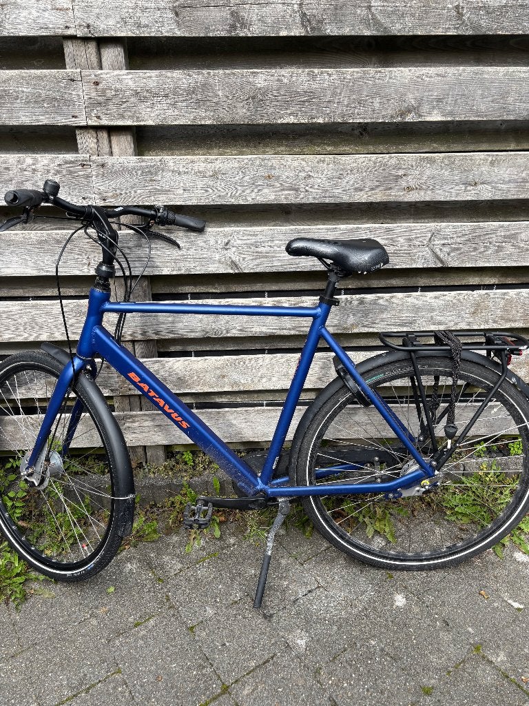 Batavus Fonk herenfiets 57 cm, 3 versnellingen, blauw mat