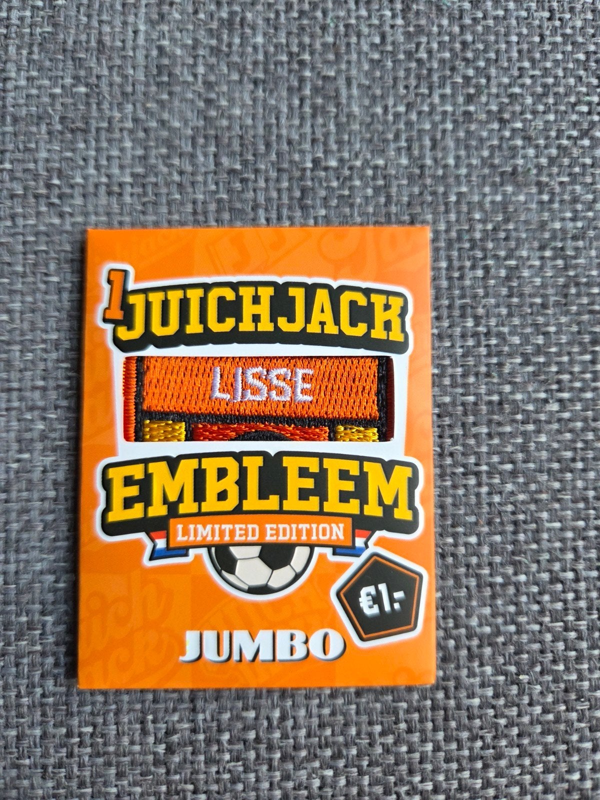 Jumbo Juichjack Lisse Embleem Limited Edition Voetbal, Jumbo, Ophalen of Verzenden