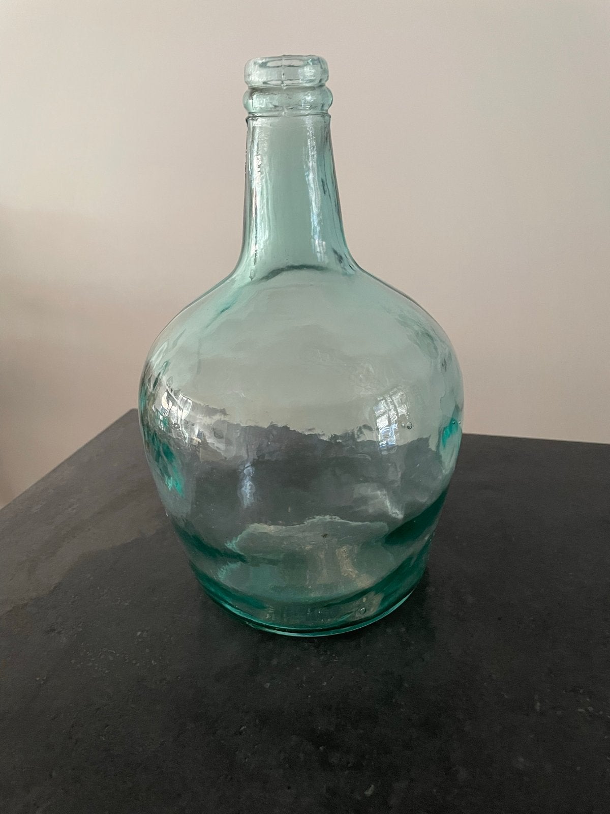 Grote glazen fles / vaas, Ophalen