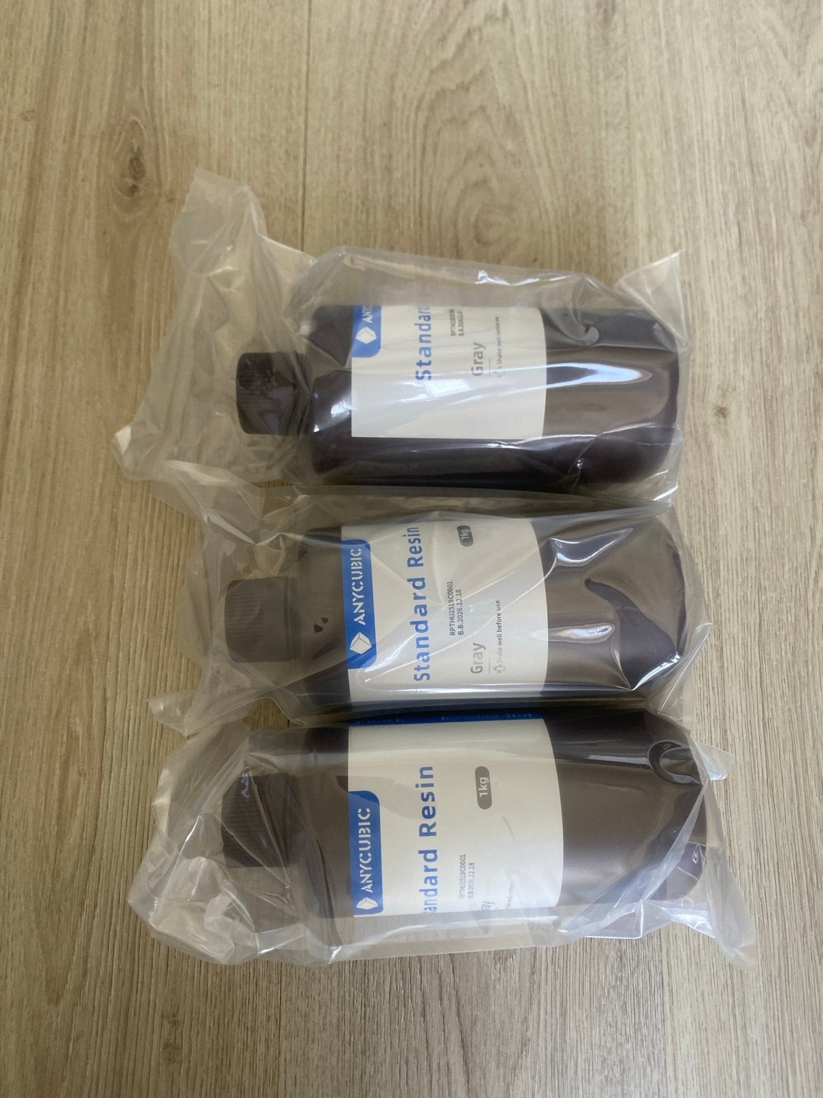 Anycubic Standard Resin Grijs - 3x 1kg voor 3D-printers, Nieuw, Ophalen of Verzenden, Resin/Hars, Nvt