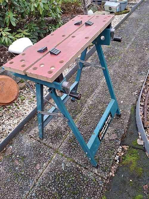 Werkbank, Doe-het-zelf en Verbouw, Werkbanken, Ophalen, Gebruikt, Minder dan 70 cm, Bankschroef