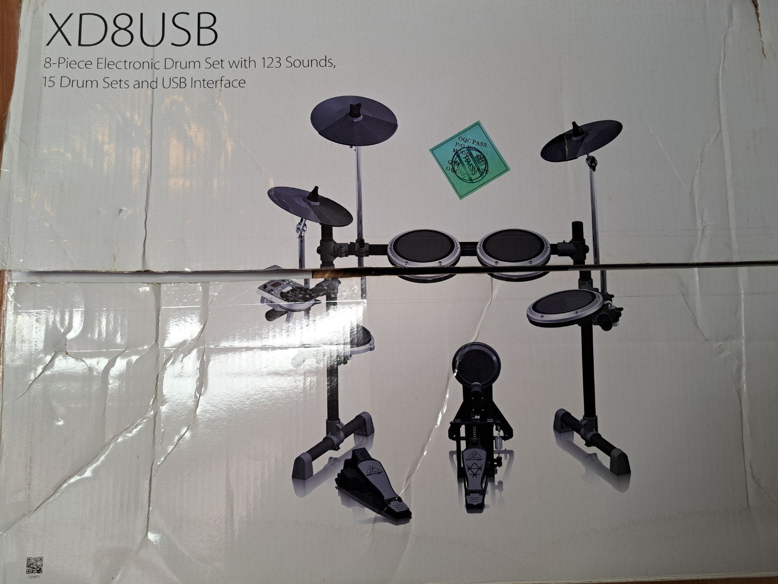 Behringer XD8USB Elektrisch Drumstel, Ophalen of Verzenden, Zo goed als nieuw, Overige merken