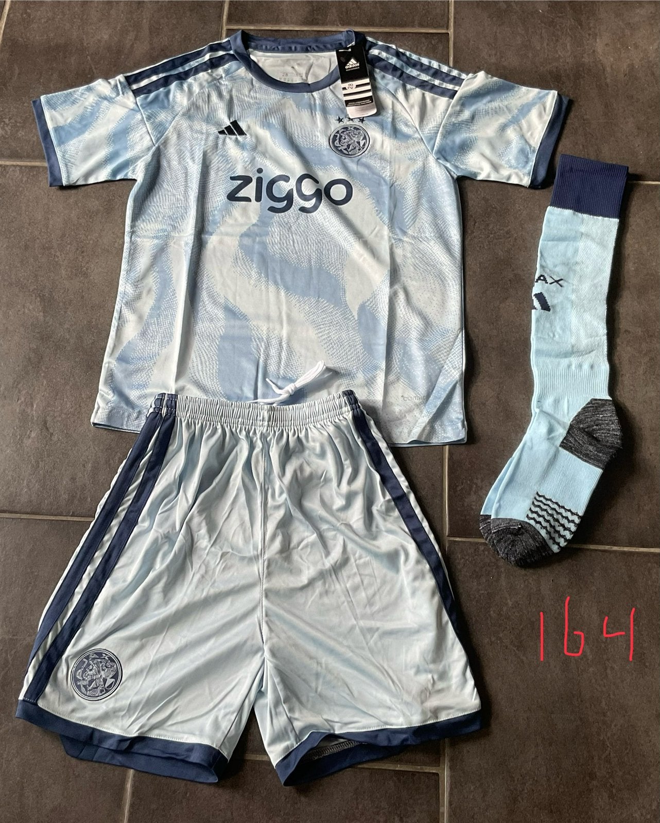 Ajax tenue kind, Maat XS of kleiner, Ophalen of Verzenden, Zo goed als nieuw, Set