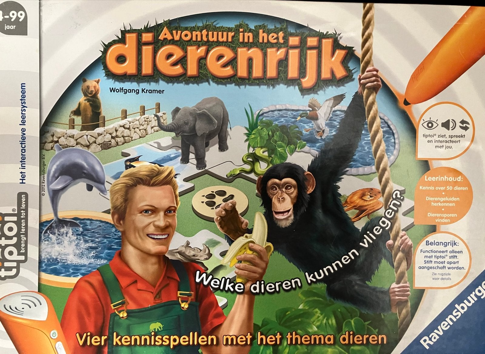 Tiptoi Avontuur in het Dierenrijk - Educatief Spel, Kinderen en Baby's, Ophalen of Verzenden, Gebruikt