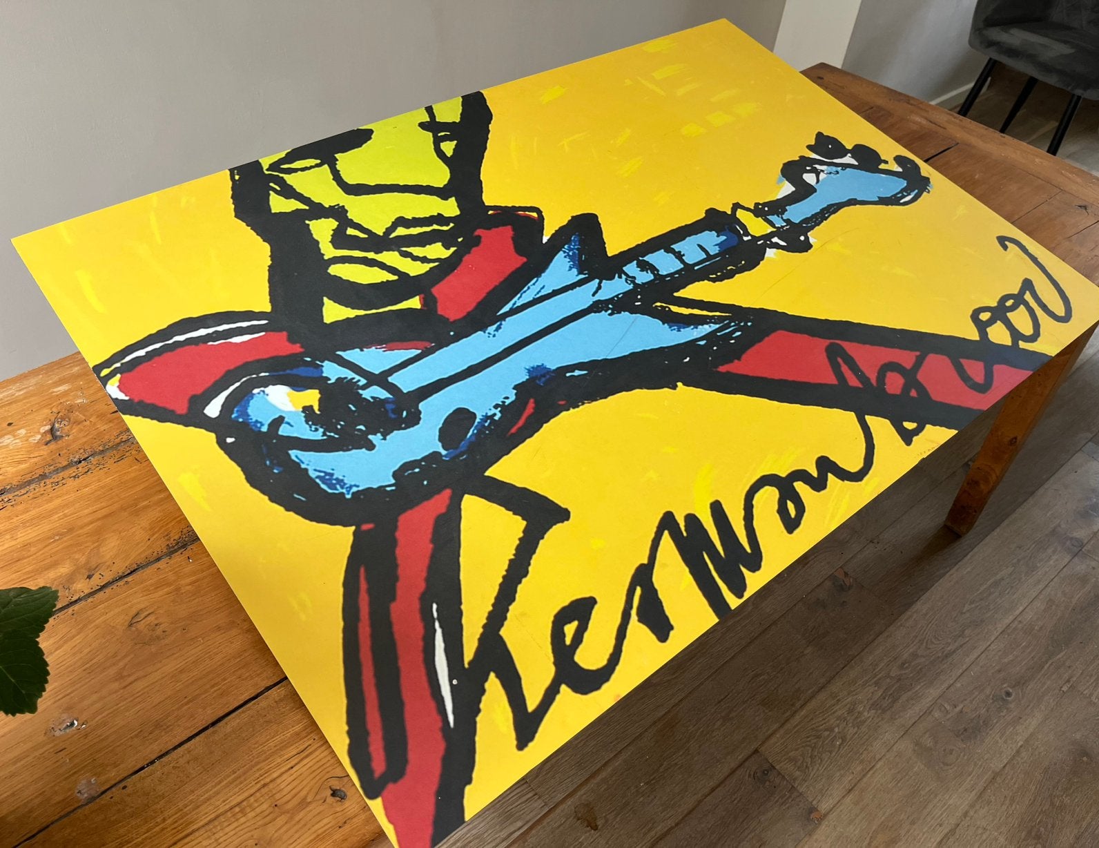 Herman Brood (op metaal), Ophalen of Verzenden, Metaal, Muziek